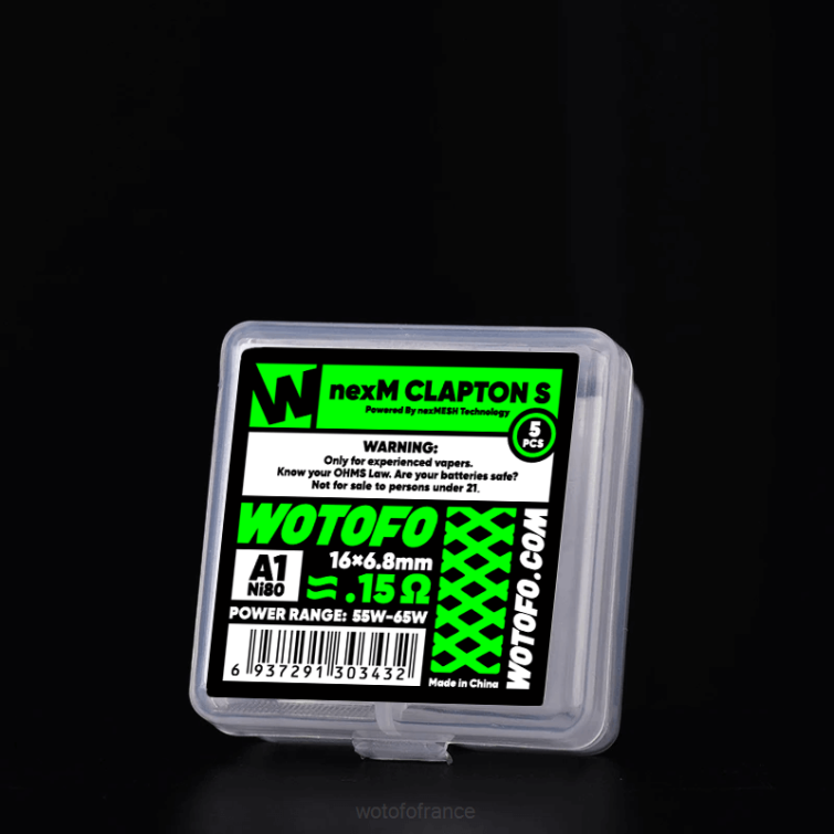 Wotofo NEXMESH bobine de maille nexmesh clapton s 5 pièces BHZ8312 Wotofo paris
