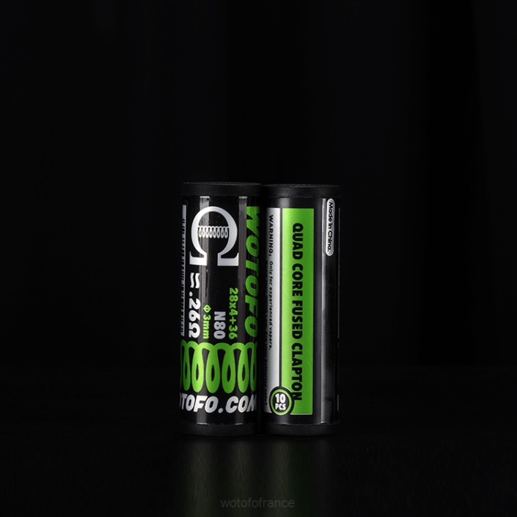 Wotofo bobines préfabriquées Clapton fusionné double cœur 0,28 ohm 10 pièces BHZ8314 vape jetable Wotofo