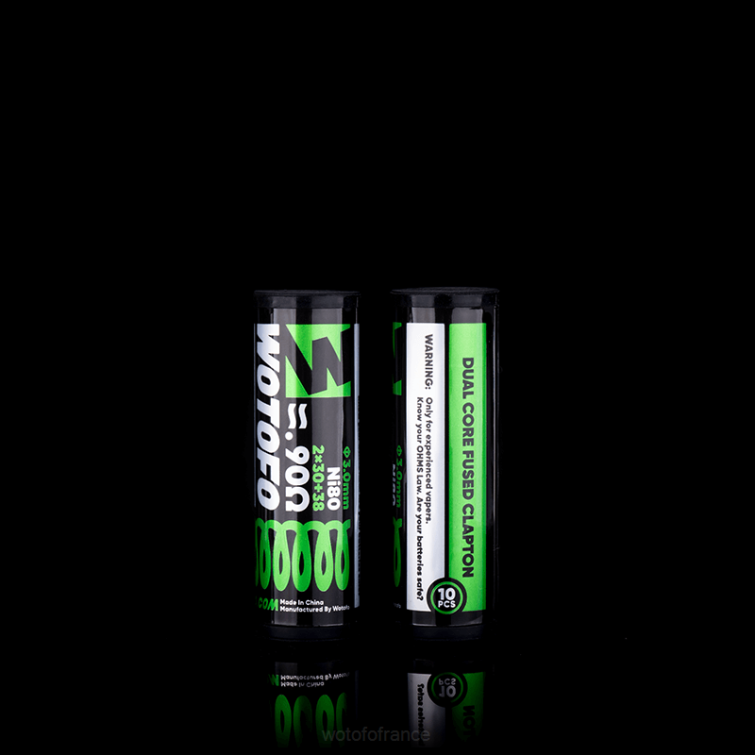 Wotofo bobines préfabriquées Clapton fusionné double cœur 0,28 ohm 10 pièces BHZ8314 vape jetable Wotofo