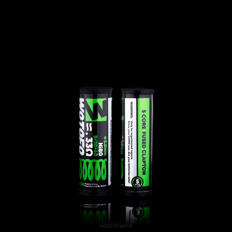 Wotofo bobines préfabriquées Clapton fusionné double cœur 0,28 ohm 10 pièces BHZ8314 vape jetable Wotofo