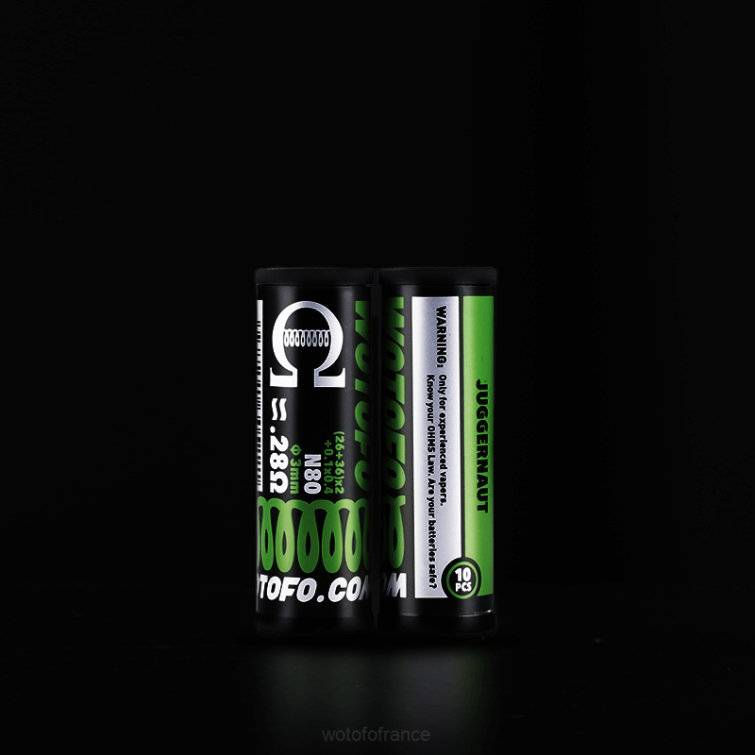 Wotofo bobines préfabriquées Clapton fusionné double cœur 0,28 ohm 10 pièces BHZ8314 vape jetable Wotofo