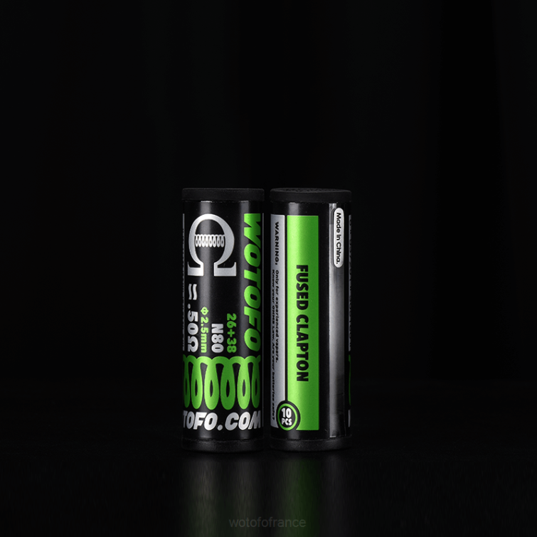 Wotofo bobines préfabriquées Clapton fusionné double cœur 0,28 ohm 10 pièces BHZ8314 vape jetable Wotofo