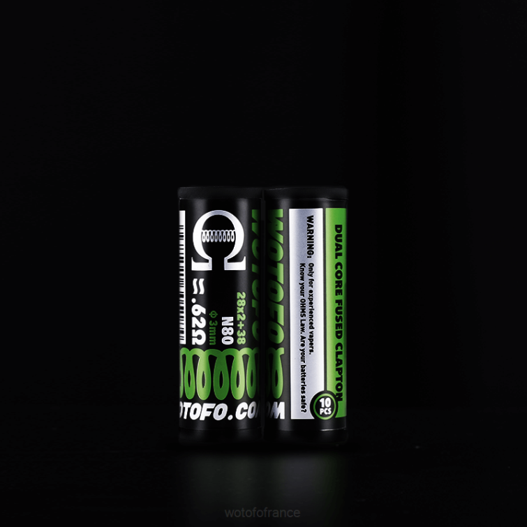 Wotofo bobines préfabriquées Clapton fusionné double cœur 0,28 ohm 10 pièces BHZ8314 vape jetable Wotofo