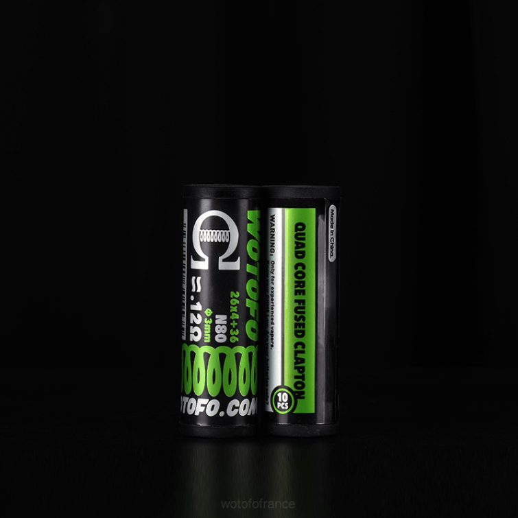 Wotofo bobines préfabriquées Clapton fusionné double cœur 0,28 ohm 10 pièces BHZ8314 vape jetable Wotofo